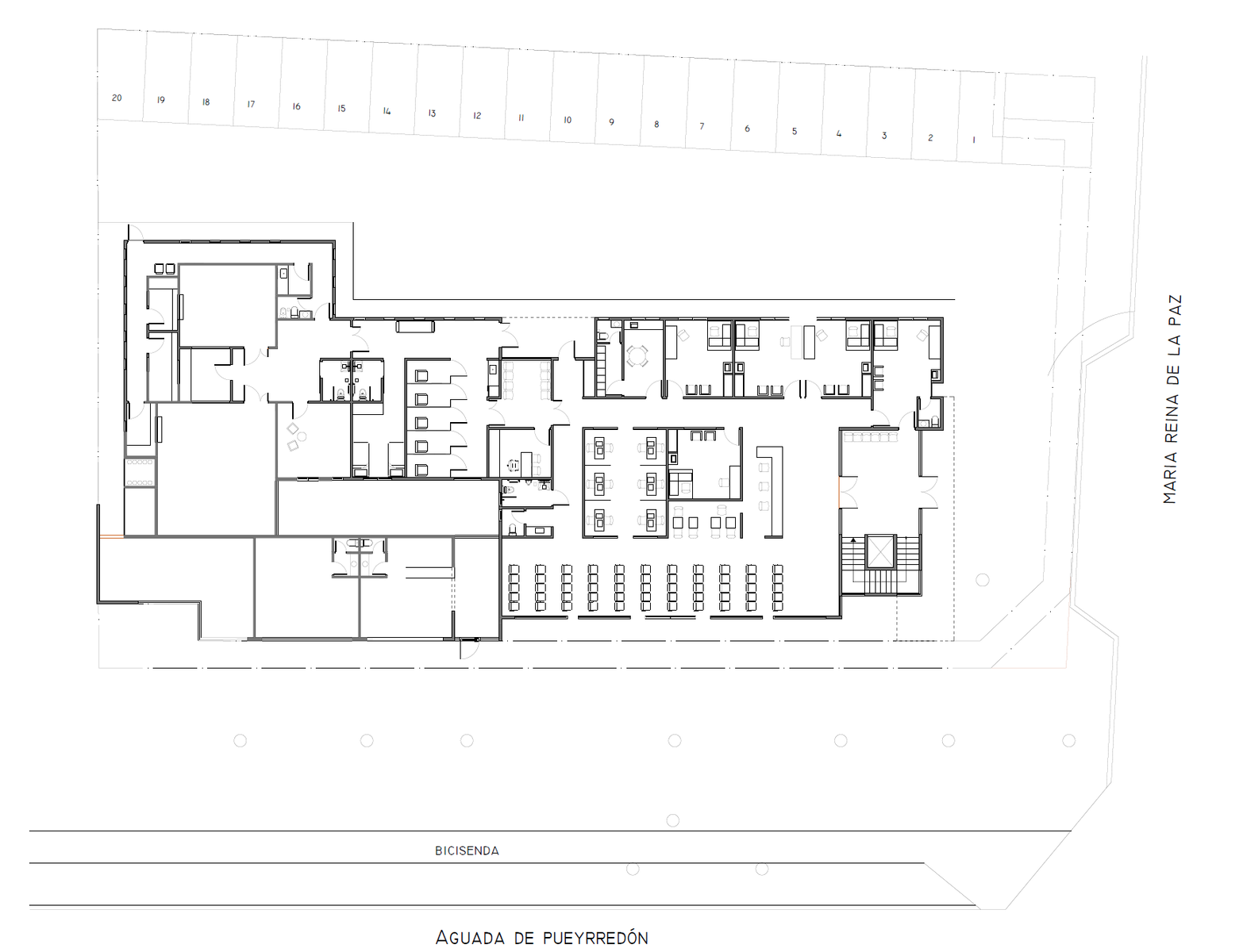 Planta arquitectónica rediseñada